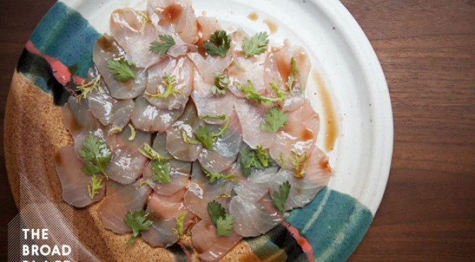 Recipe – Raw Kingfish with Yuzu