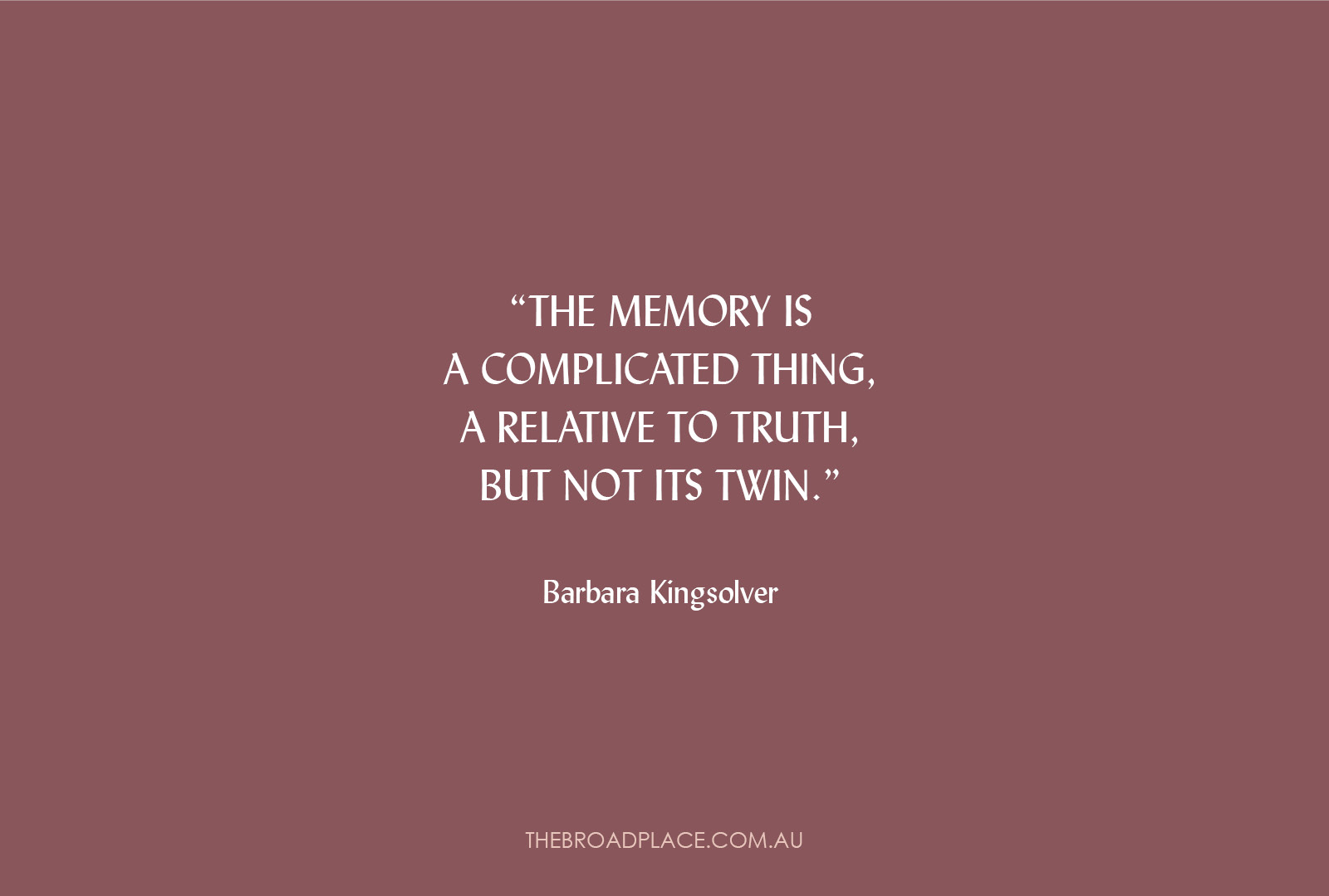 L E T T E R from Jac – Memory, The Veil To Truth